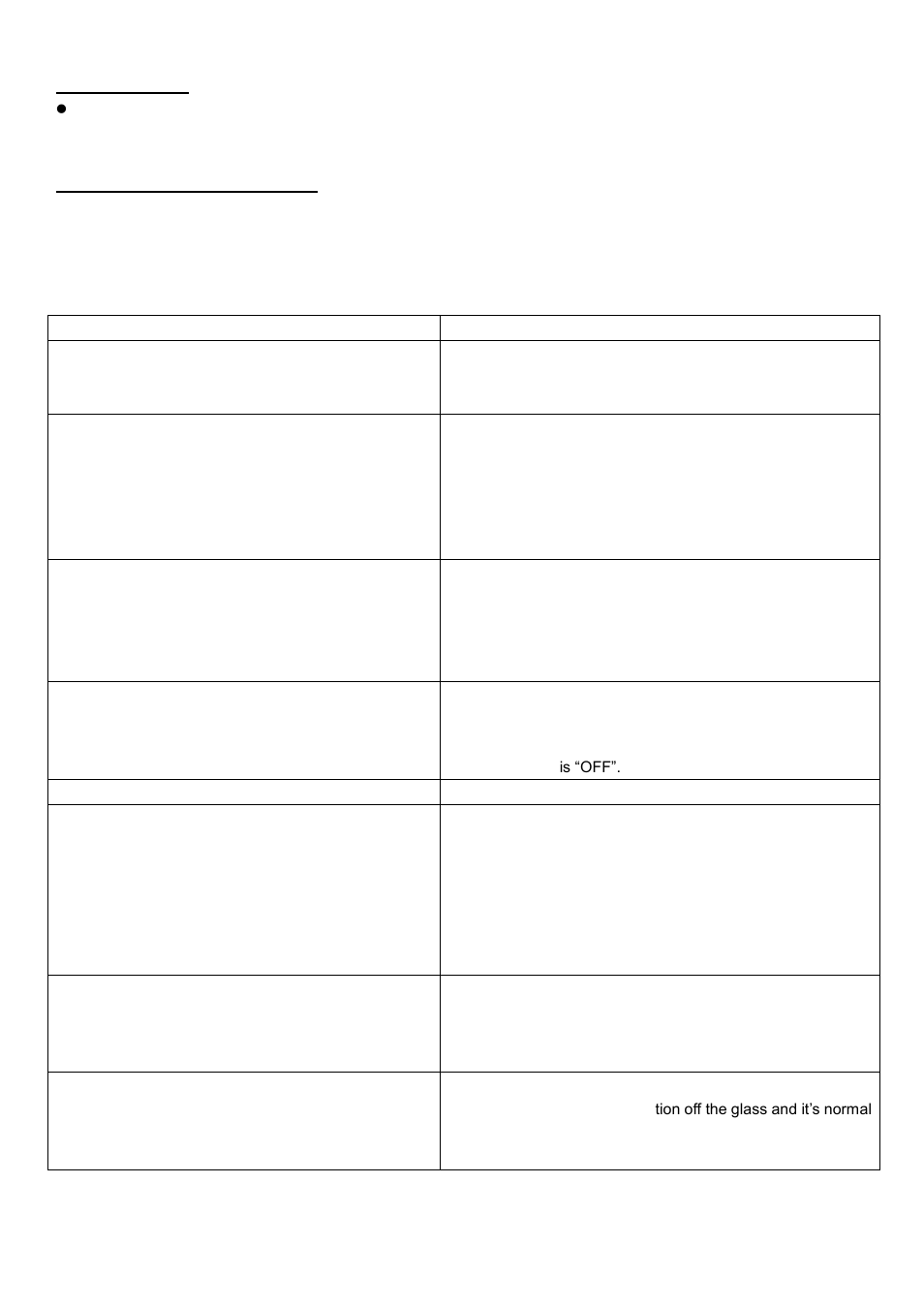Troubleshooting guide | Vintage Cellars 20-Bottle Evolution Series Wine Refrigerator User Manual | Page 6 / 7