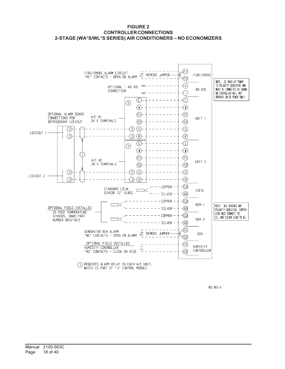 Bard Solid State Dual Unit Lead/Lag Controller MC4000 User Manual | Page 18 / 40