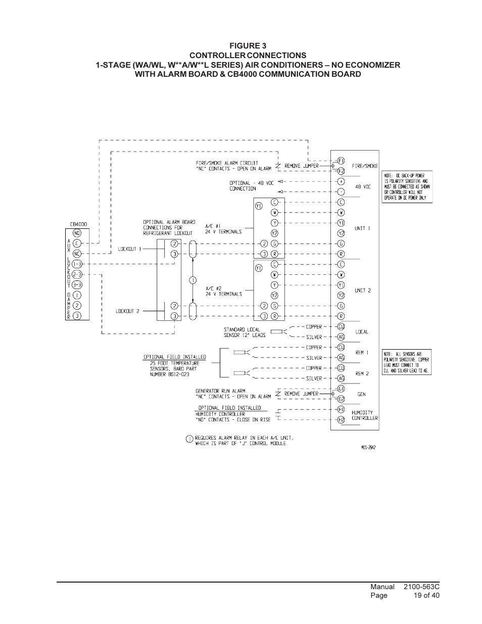 Bard Solid State Dual Unit Lead/Lag Controller MC4000 User Manual | Page 19 / 40