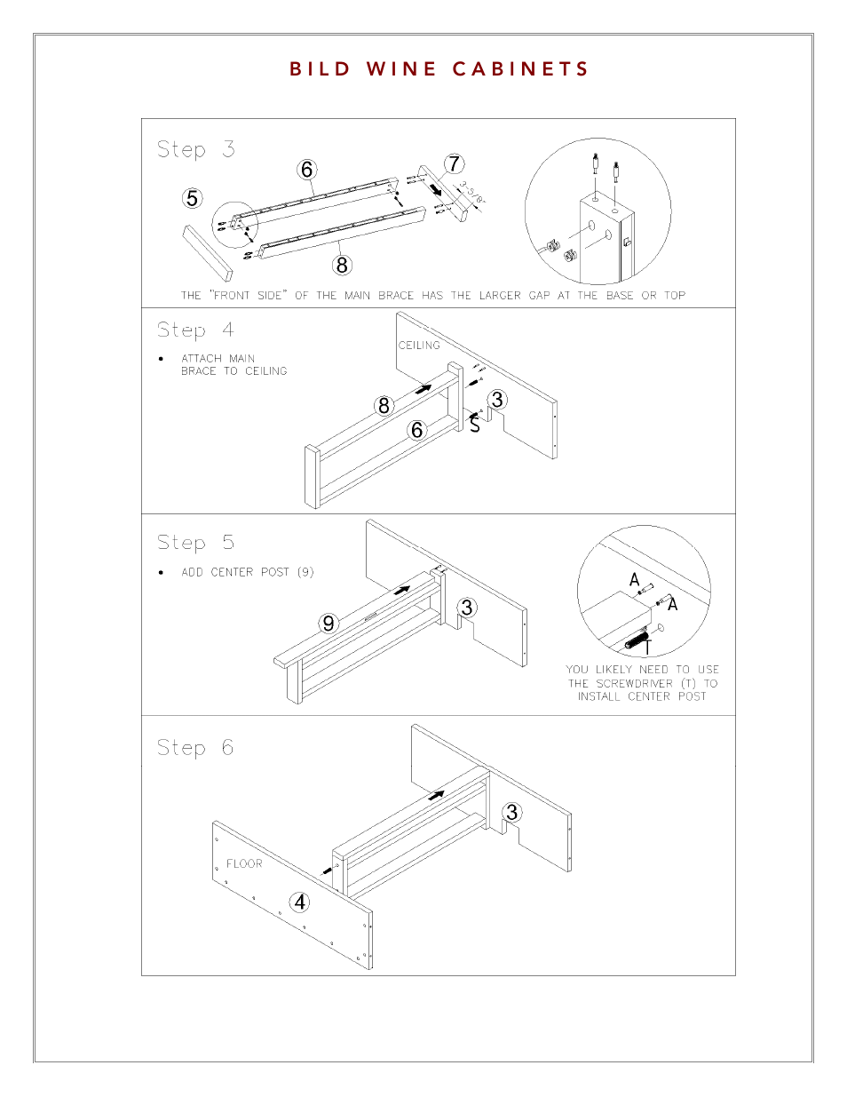 Vintage Cellars LECBILD1800 User Manual | Page 8 / 31