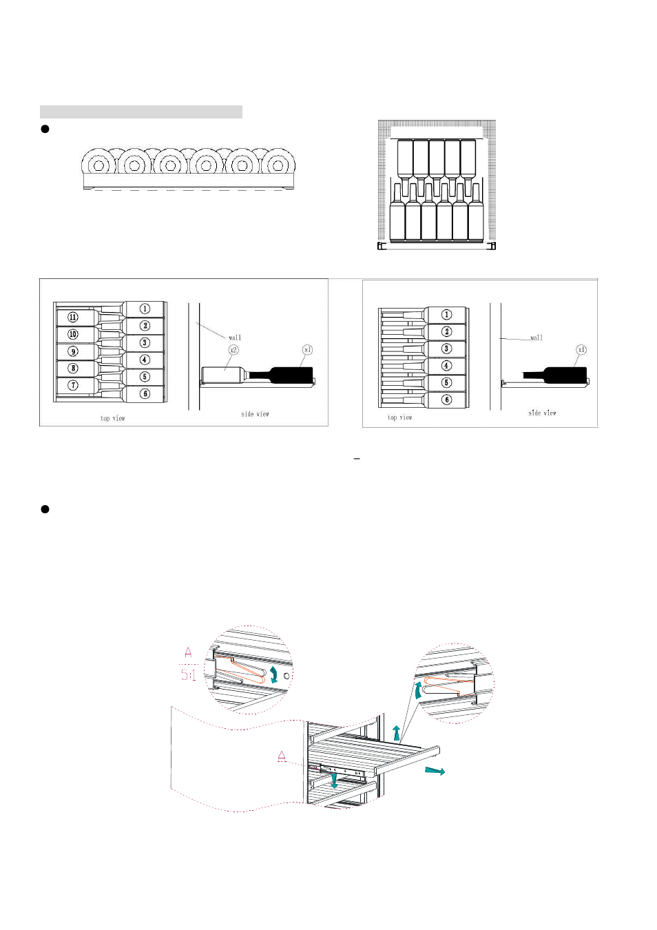 Layout and storage | Vintage Cellars LOFT 1200 User Manual | Page 5 / 10