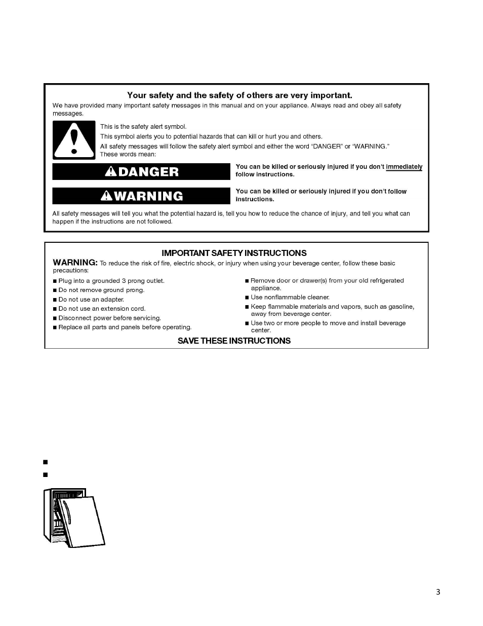 Winekoolr safety, Proper disposal of your old appliance | Vintage Cellars WineKoolR User Manual | Page 3 / 19
