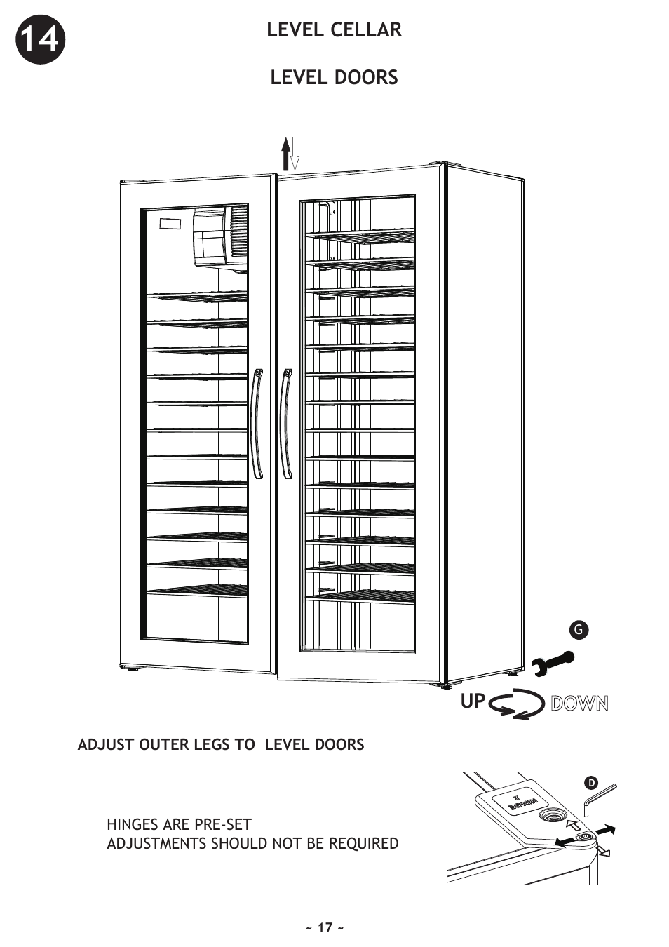 Vintage Cellars WineKoolR Slimline 500 User Manual | Page 17 / 24