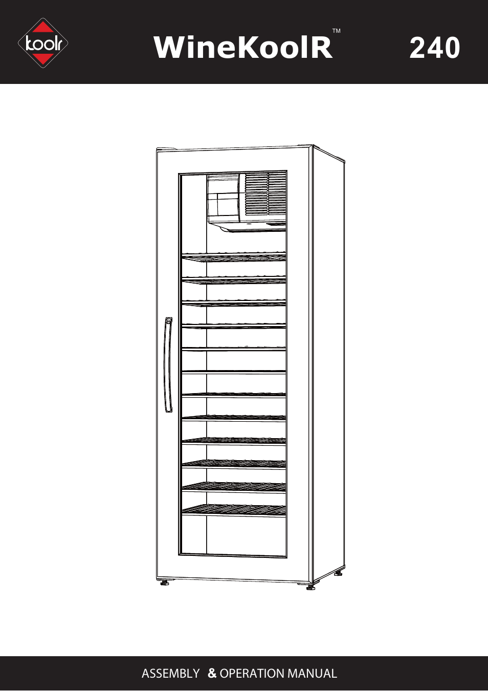Vintage Cellars WineKoolR Slimline 240 User Manual | 20 pages