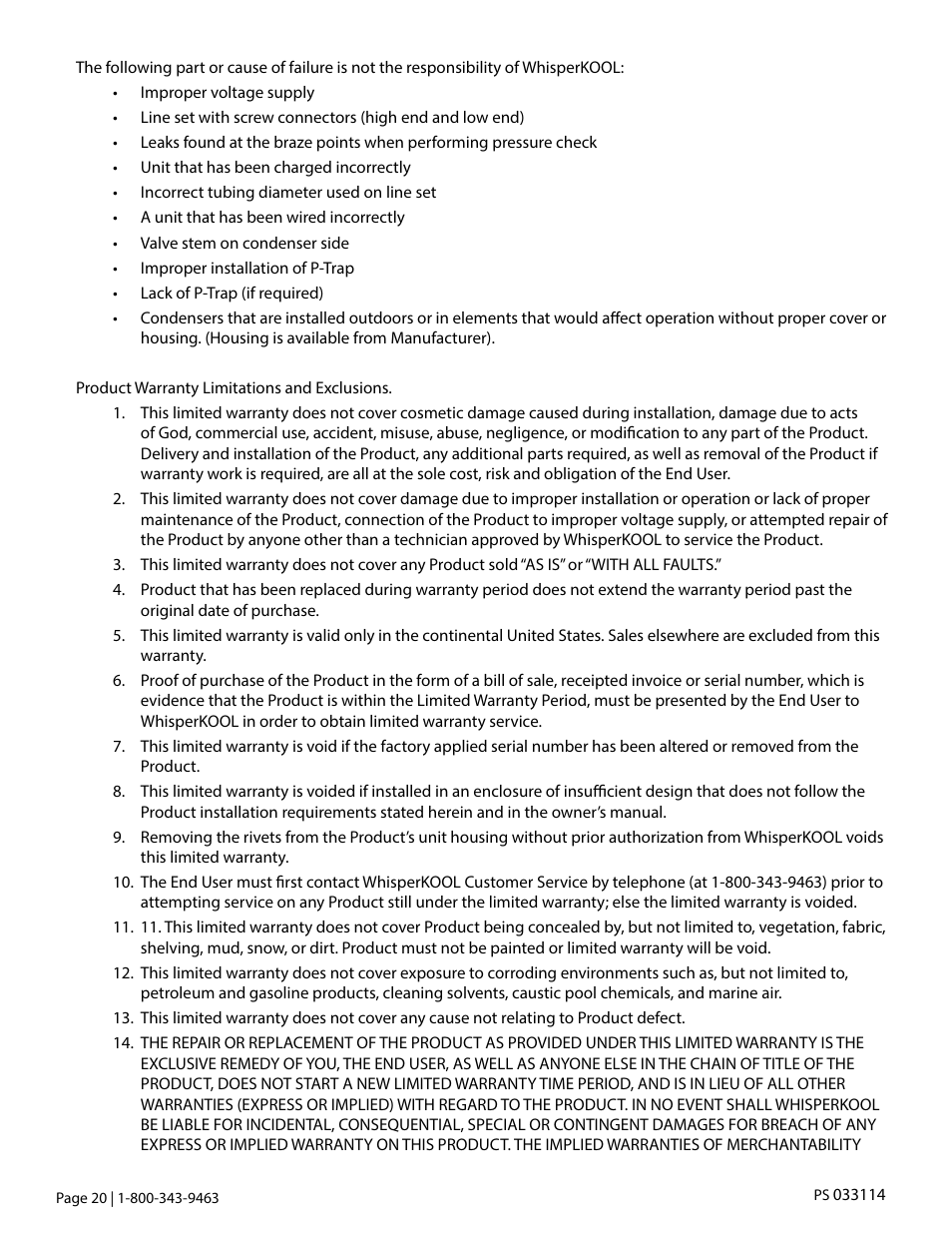 Vintage Cellars Platinum Split Owners Manual User Manual | Page 22 / 26