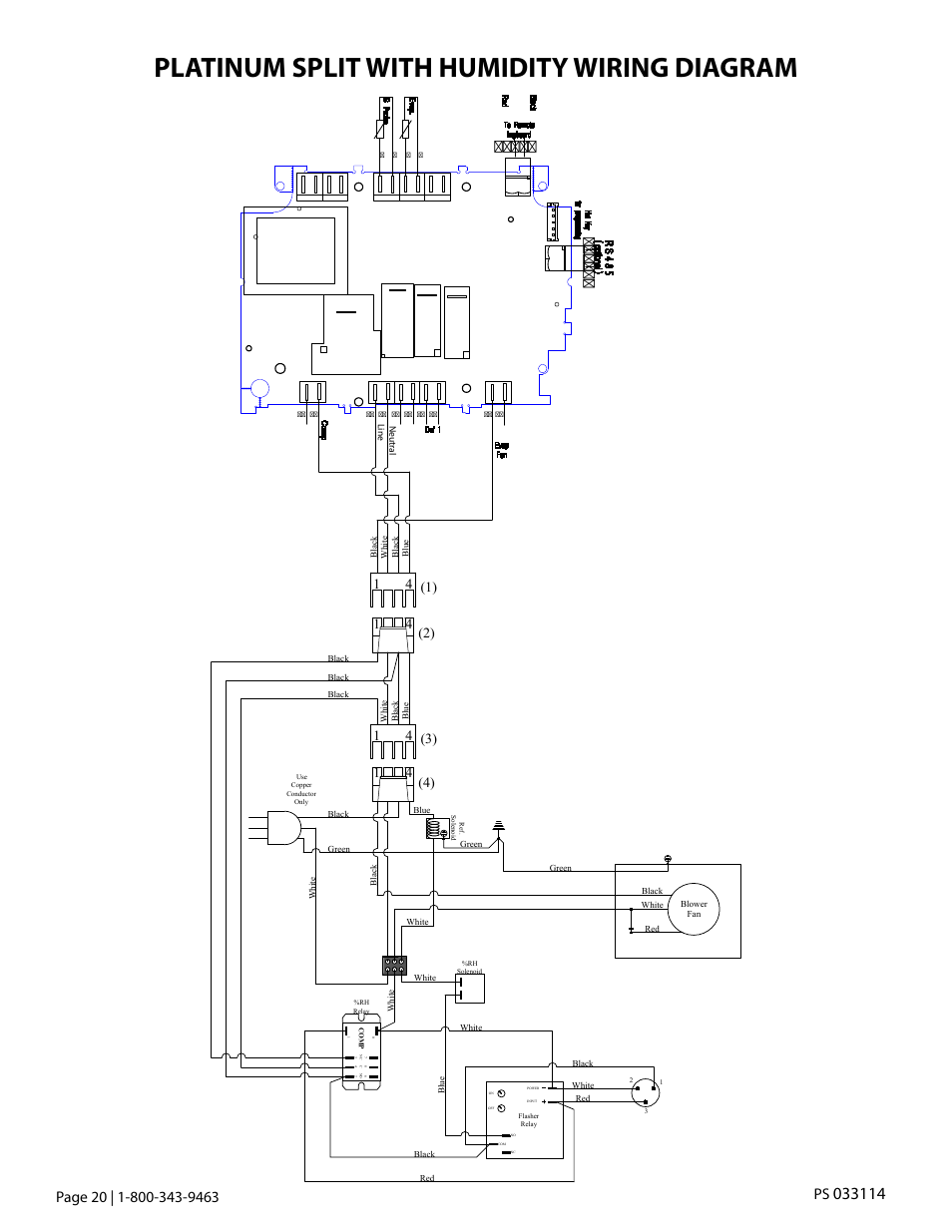 Platinum split with humidity wiring diagram | Vintage Cellars Platinum Split Tech Manual User Manual | Page 22 / 46