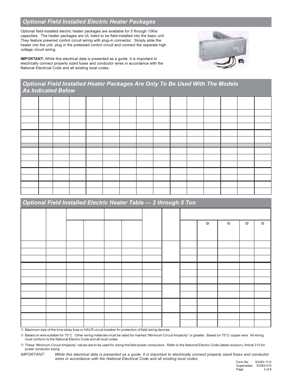 Bard Green Refrigerant R-410A User Manual | Page 3 / 8