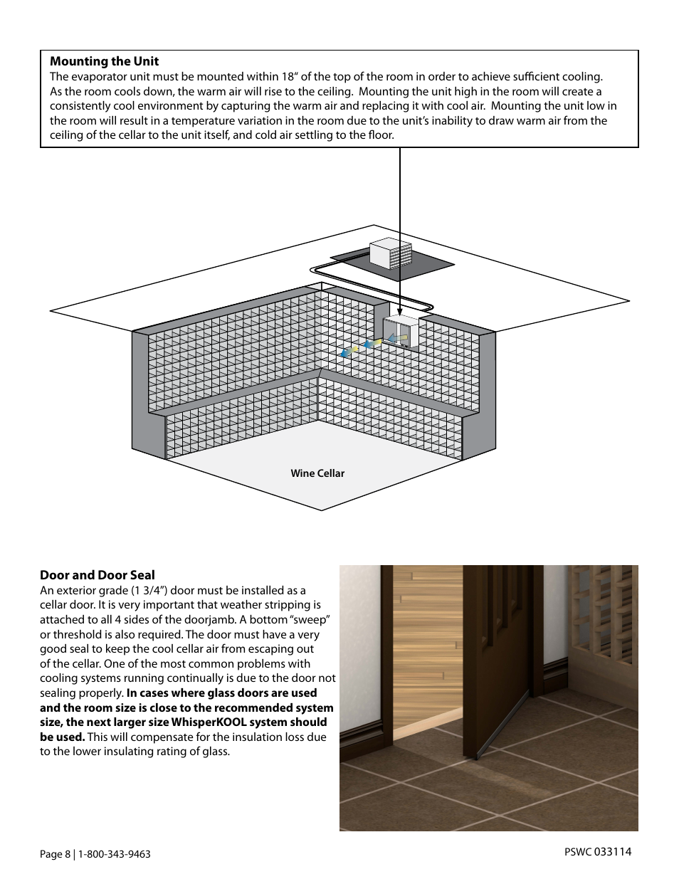 Vintage Cellars Platinum Split WC User Manual | Page 10 / 26