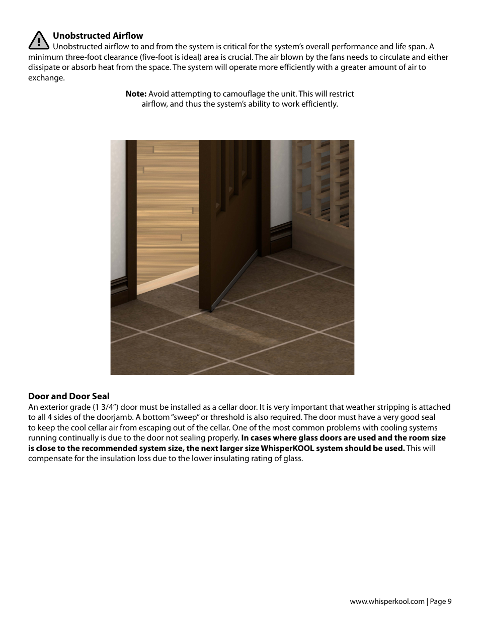 Vintage Cellars Mini Ceiling Mount User Manual | Page 11 / 50
