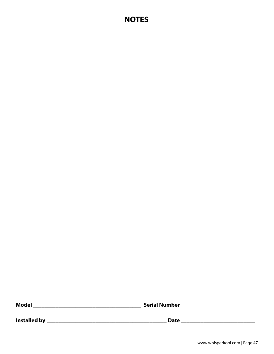 Vintage Cellars Mini Ceiling Mount User Manual | Page 49 / 50