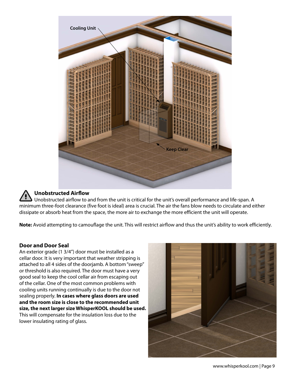 Vintage Cellars WhisperKOOL InCellar User Manual | Page 11 / 38