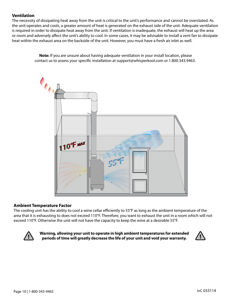 Vintage Cellars WhisperKOOL InCellar User Manual | Page 12 / 38