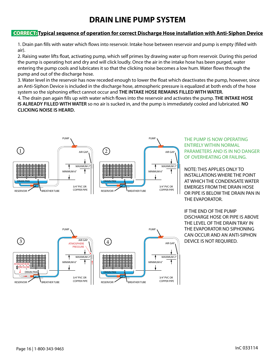 Drain line pump system | Vintage Cellars WhisperKOOL InCellar User Manual | Page 18 / 38