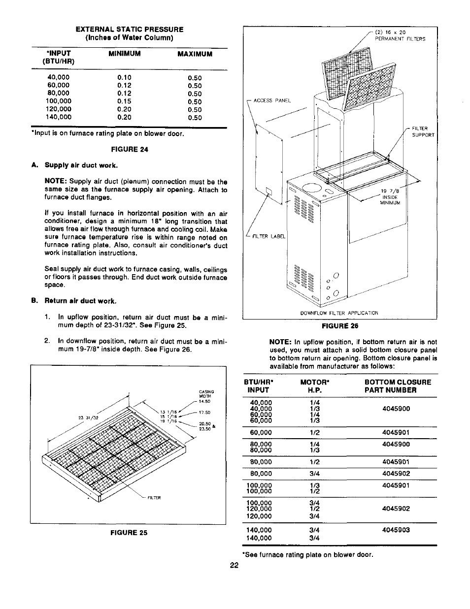 Bard Bayrd Furnace 403293A User Manual | Page 24 / 70
