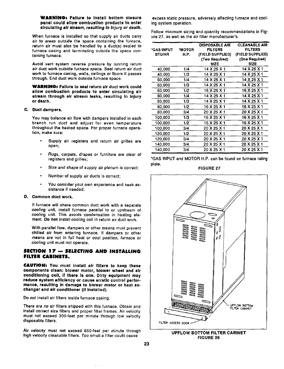 Bard Bayrd Furnace 403293A User Manual | Page 25 / 70