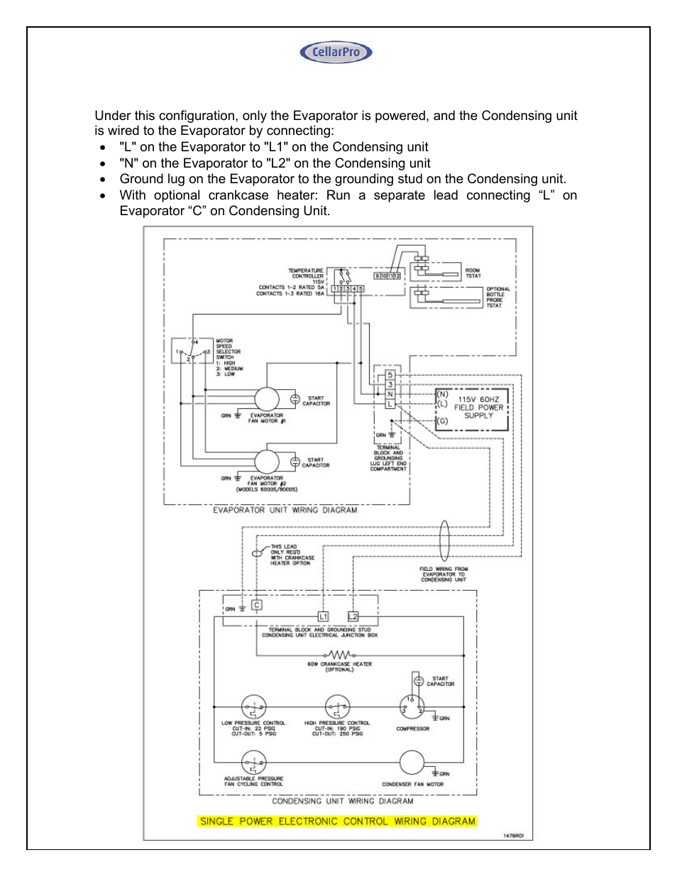 Vintage Cellars Split System CellarPro User Manual | Page 17 / 36