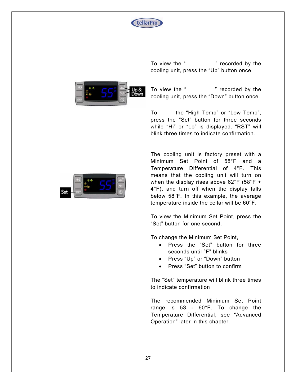 Vintage Cellars Split System CellarPro User Manual | Page 27 / 36