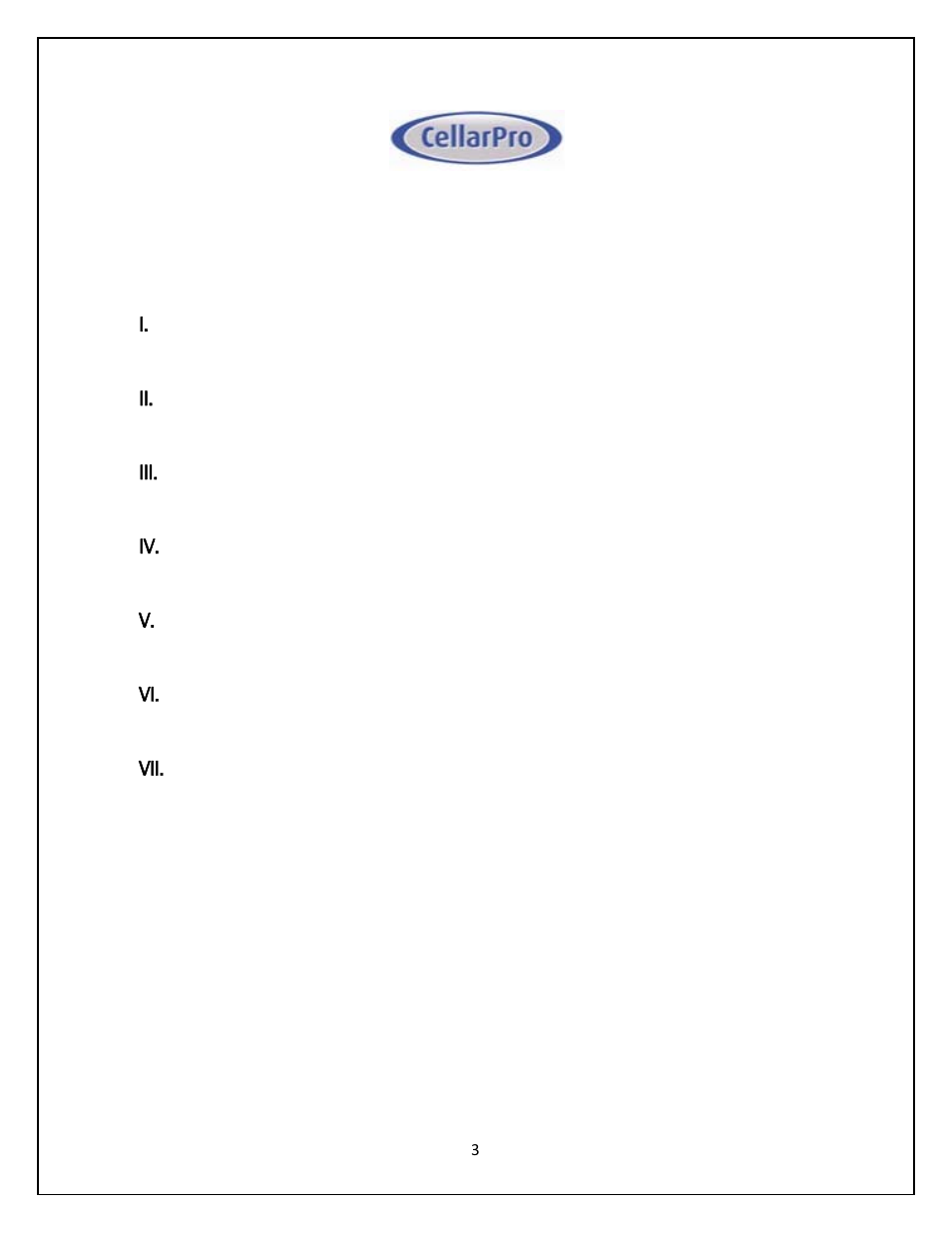 Vintage Cellars Split System CellarPro User Manual | Page 3 / 36