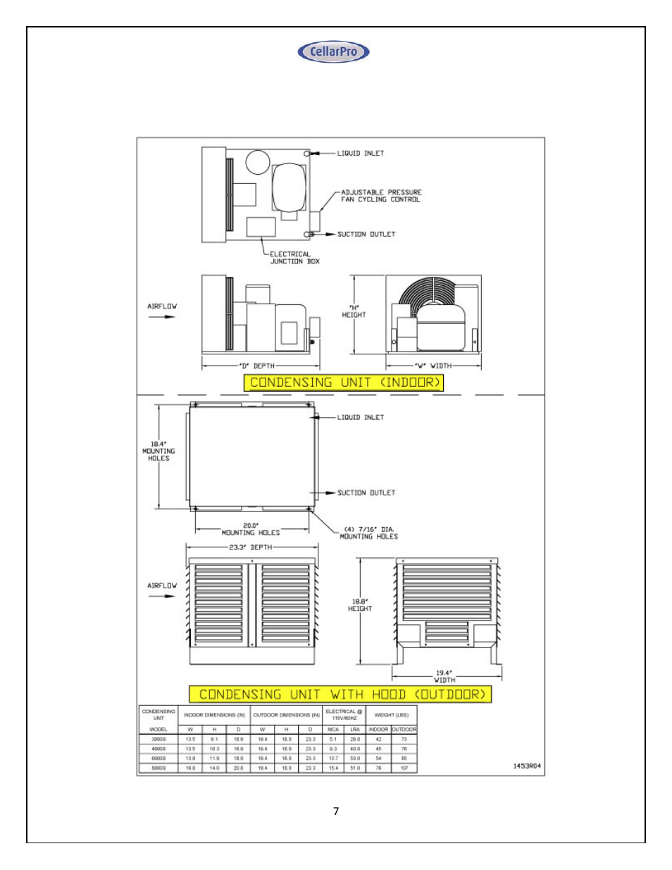 Vintage Cellars Split System CellarPro User Manual | Page 7 / 36