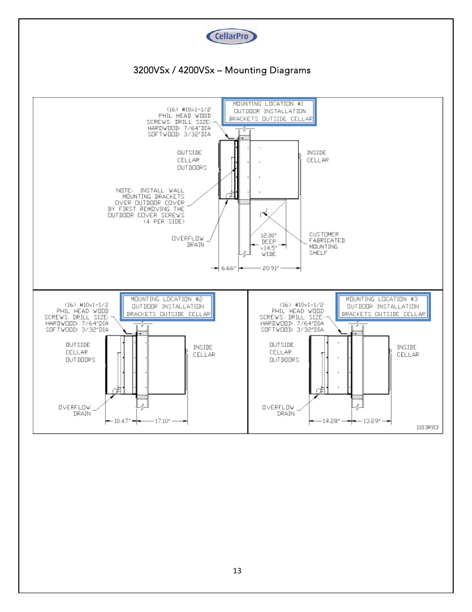 Vintage Cellars 4200VSI CellarPro User Manual | Page 13 / 31