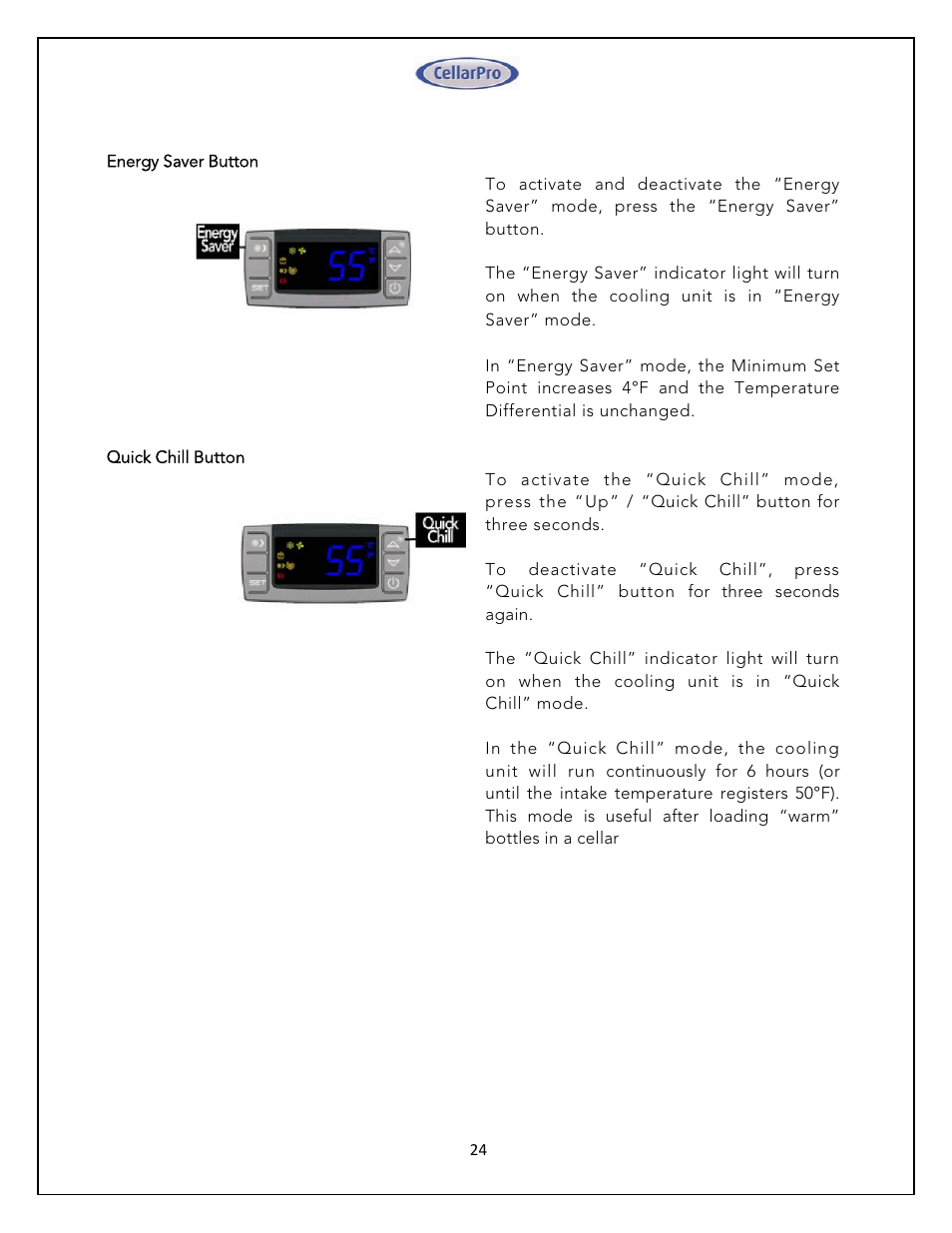 Vintage Cellars 4200VSI CellarPro User Manual | Page 24 / 31
