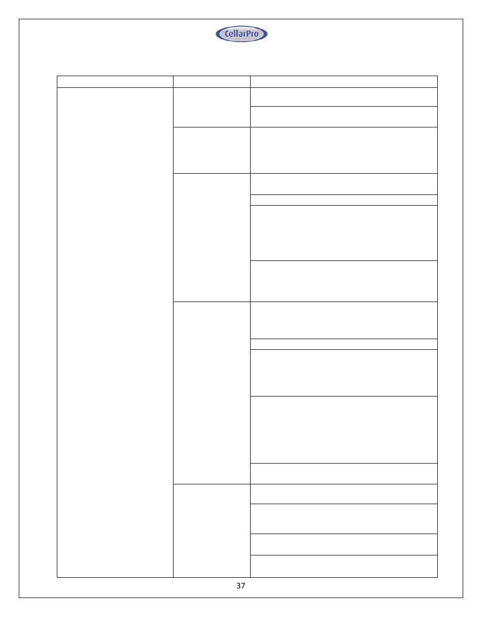 Vintage Cellars AH8500 Air Handler User Manual | Page 37 / 40