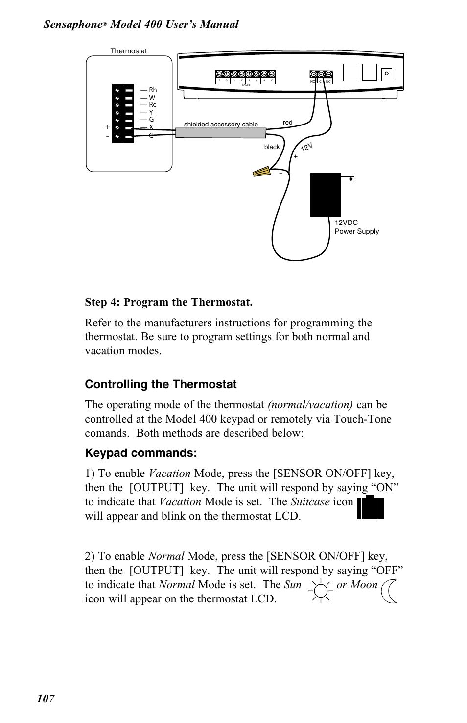 Sensaphone | Vintage Cellars FGD-0400 User Manual | Page 110 / 138