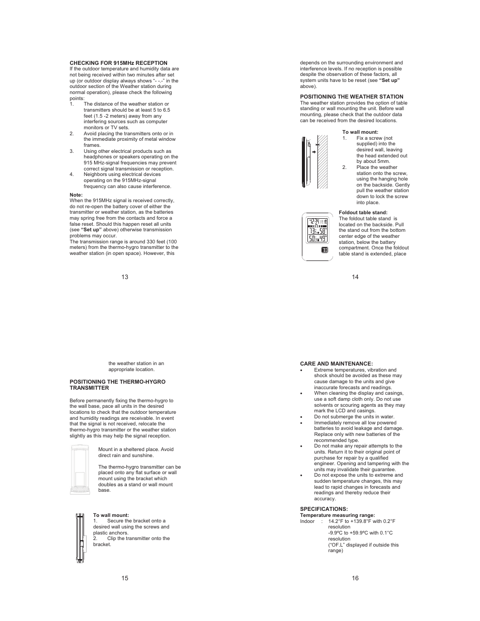 Vintage Cellars WS-9066U-IT-CBP User Manual | Page 4 / 6