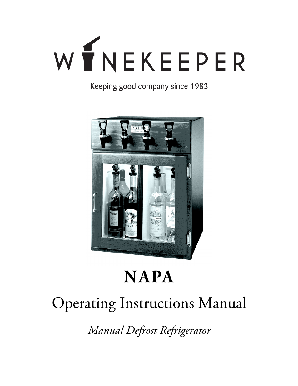 Vintage Cellars Napa Winekeeper 4 bottle User Manual | 13 pages