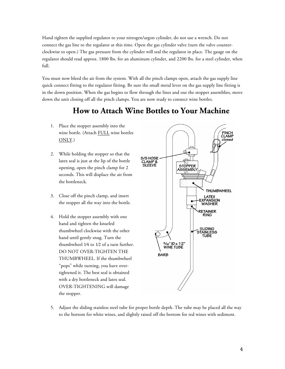 How to attach wine bottles to your machine | Vintage Cellars Magnum 12-Bottle User Manual | Page 4 / 13