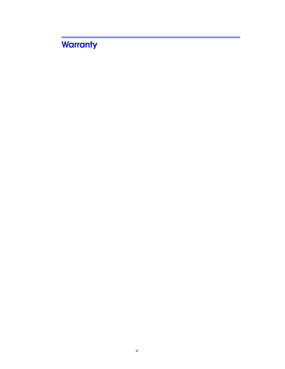 Warranty | Vinten Radamec AutoCam Multicontroller II User Manual | Page 5 / 62