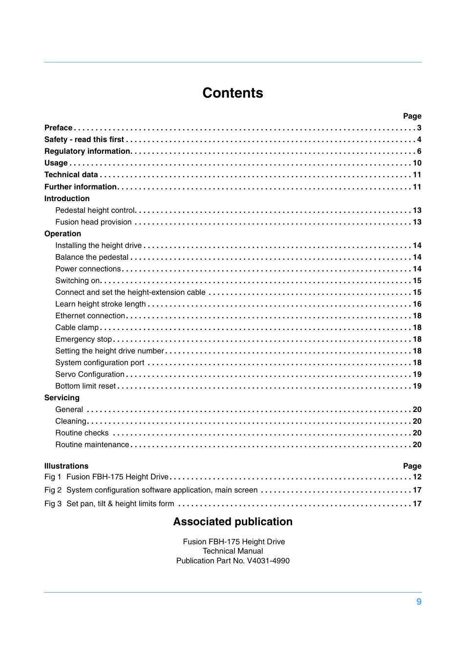 Vinten Radamec Fusion FBH-175 User Manual | Page 10 / 24