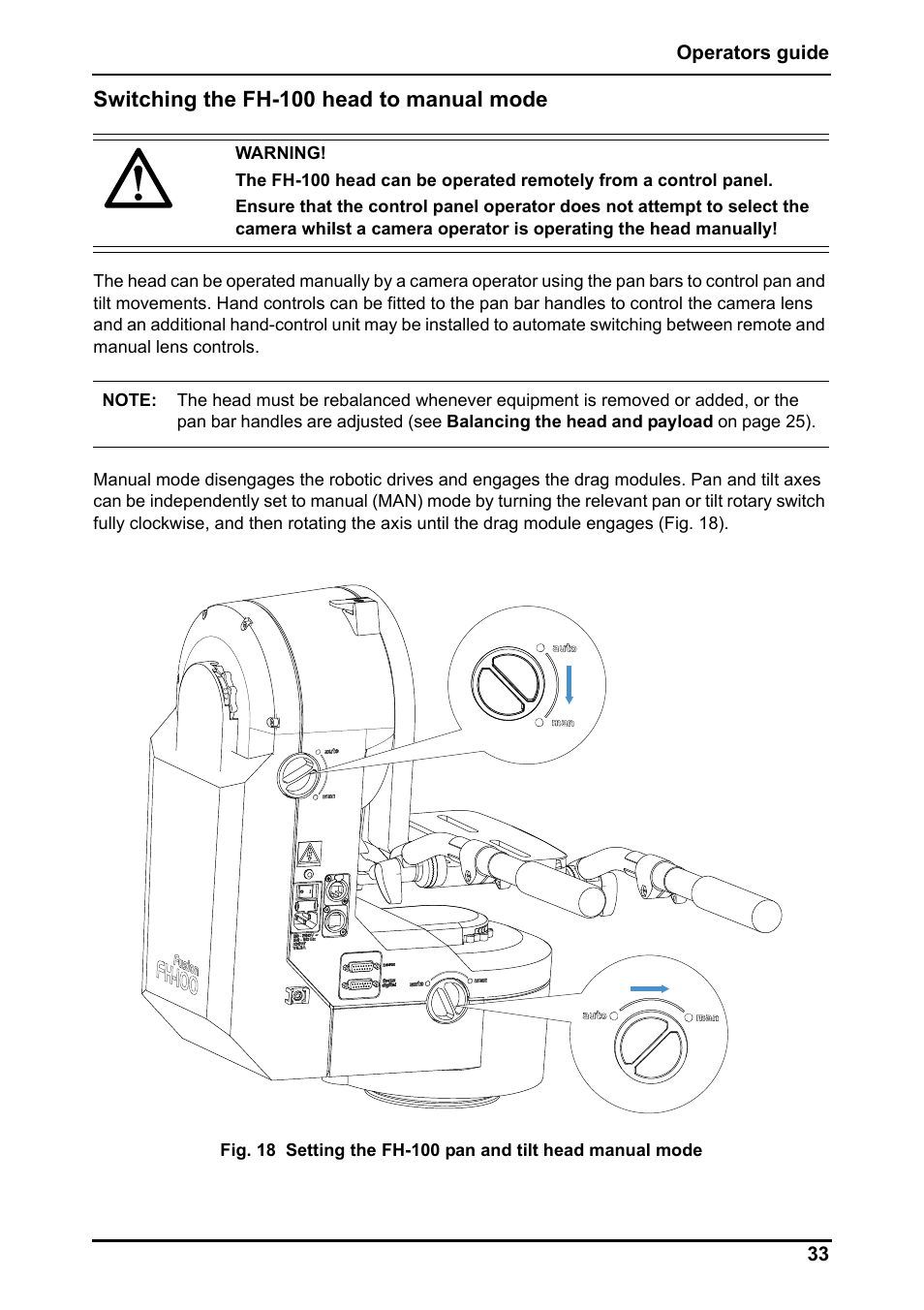 Vinten Radamec Fusion FHR-100 User Manual | Page 35 / 44