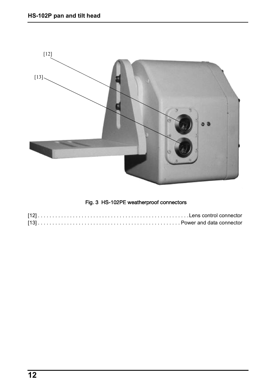 Vinten Radamec HS-102P Pan & Tilt Head User Manual | Page 13 / 30