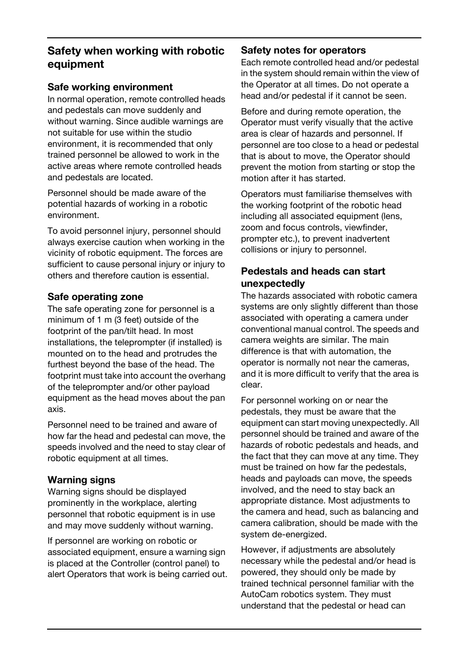 Vinten Radamec HS-105P Pan & Tilt Head User Manual | Page 8 / 28