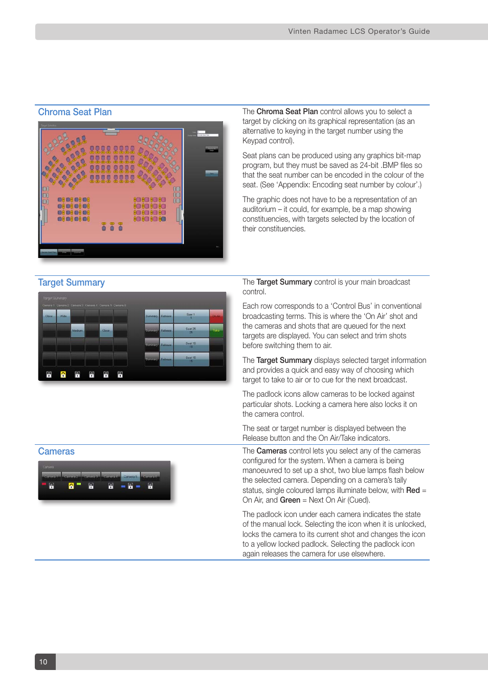 Vinten Radamec Legislative Control System User Manual | Page 12 / 34