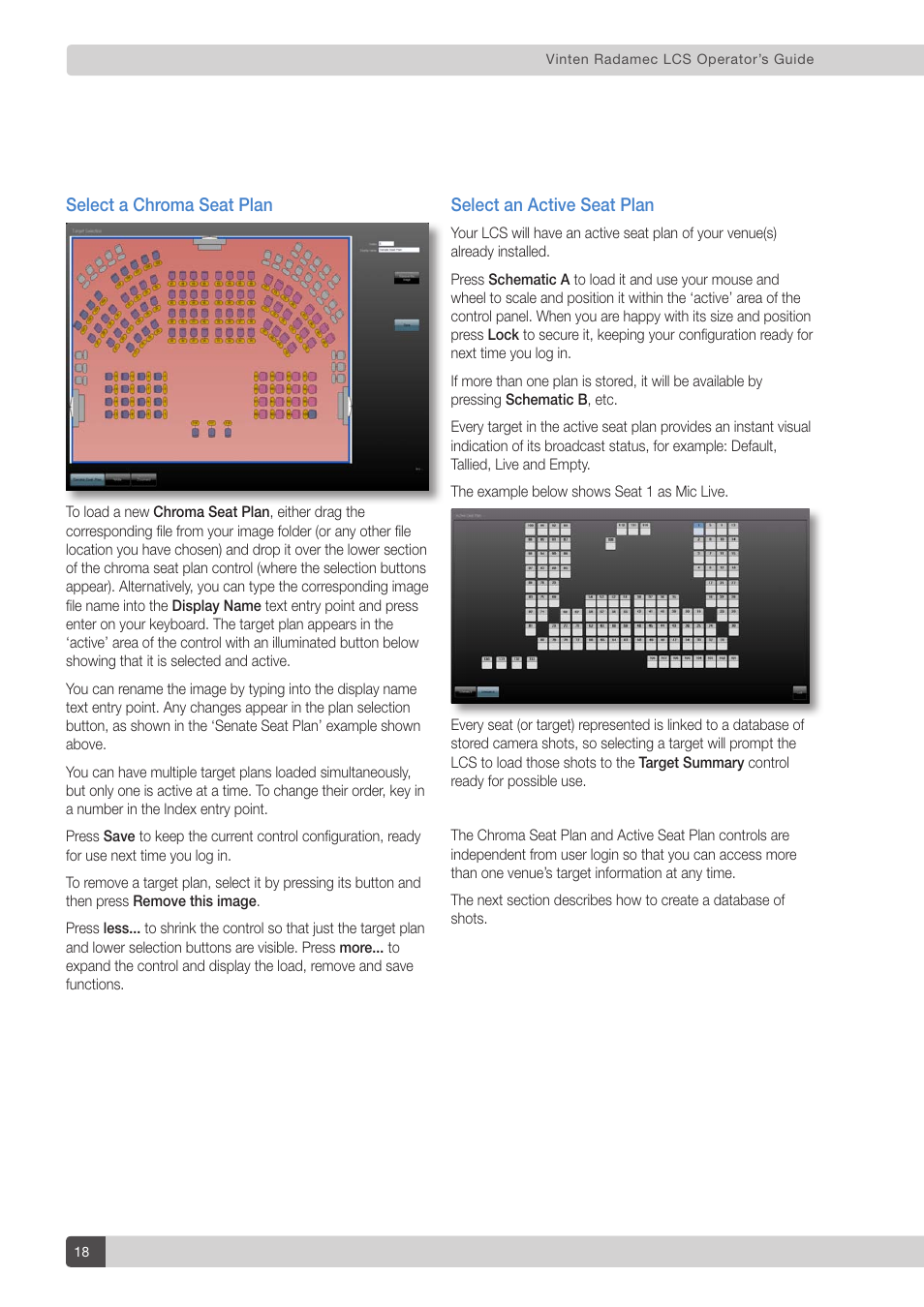 Vinten Radamec Legislative Control System User Manual | Page 20 / 34