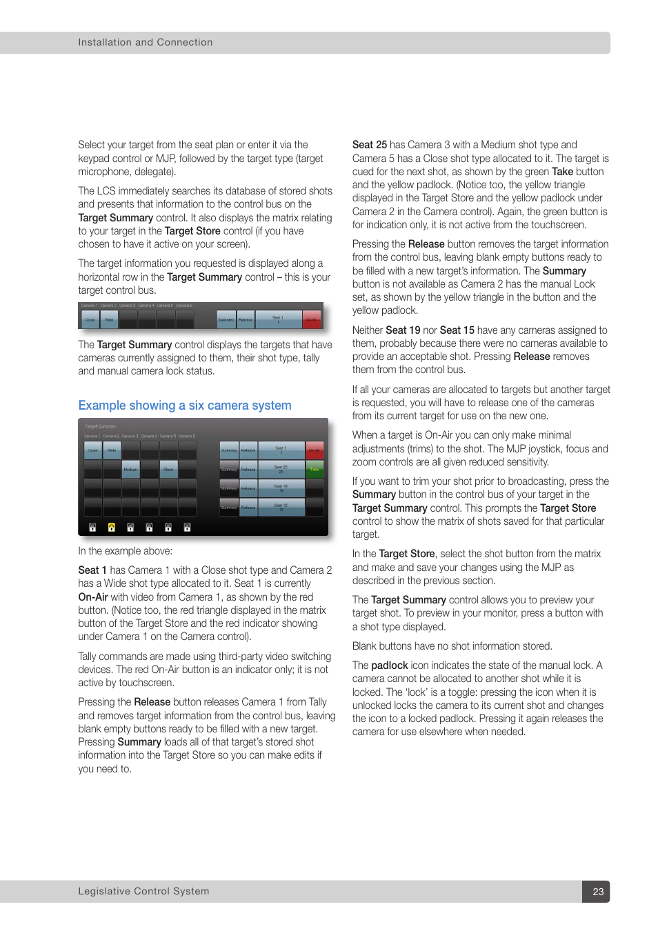 Vinten Radamec Legislative Control System User Manual | Page 25 / 34