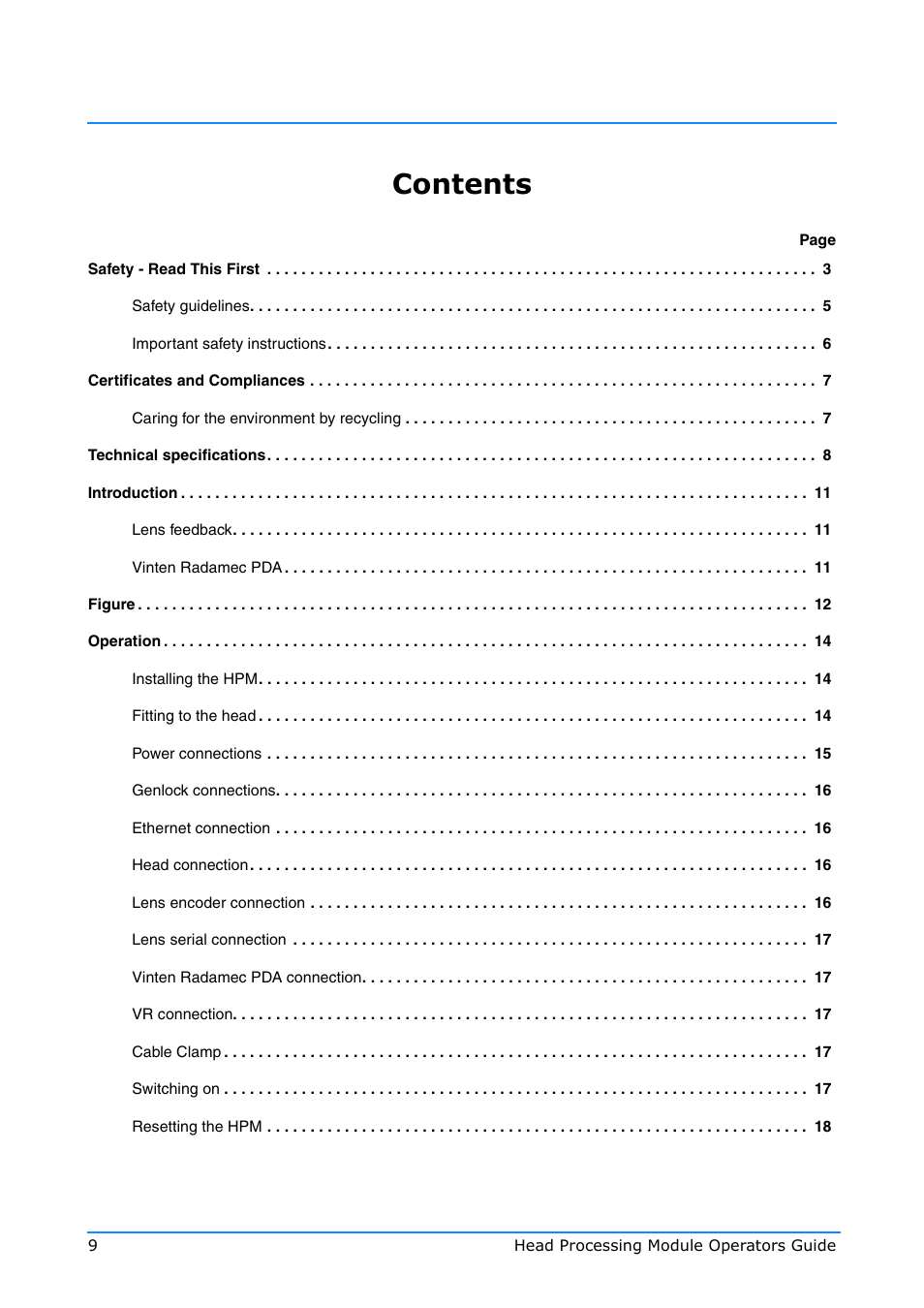 Vinten Radamec Quattro SE HPM User Manual | Page 11 / 23