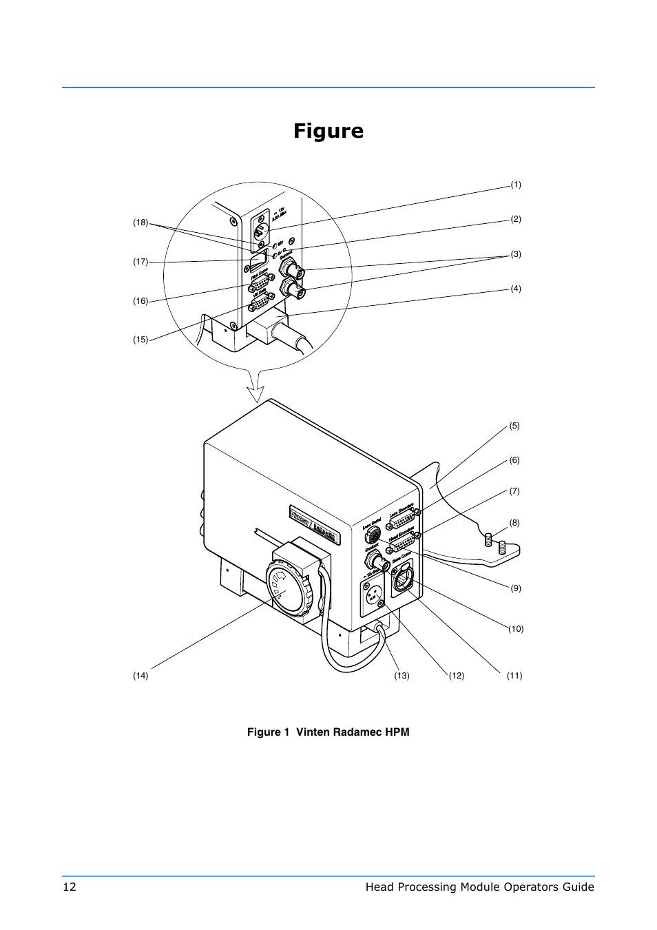 Figure | Vinten Radamec Quattro SE HPM User Manual | Page 14 / 23