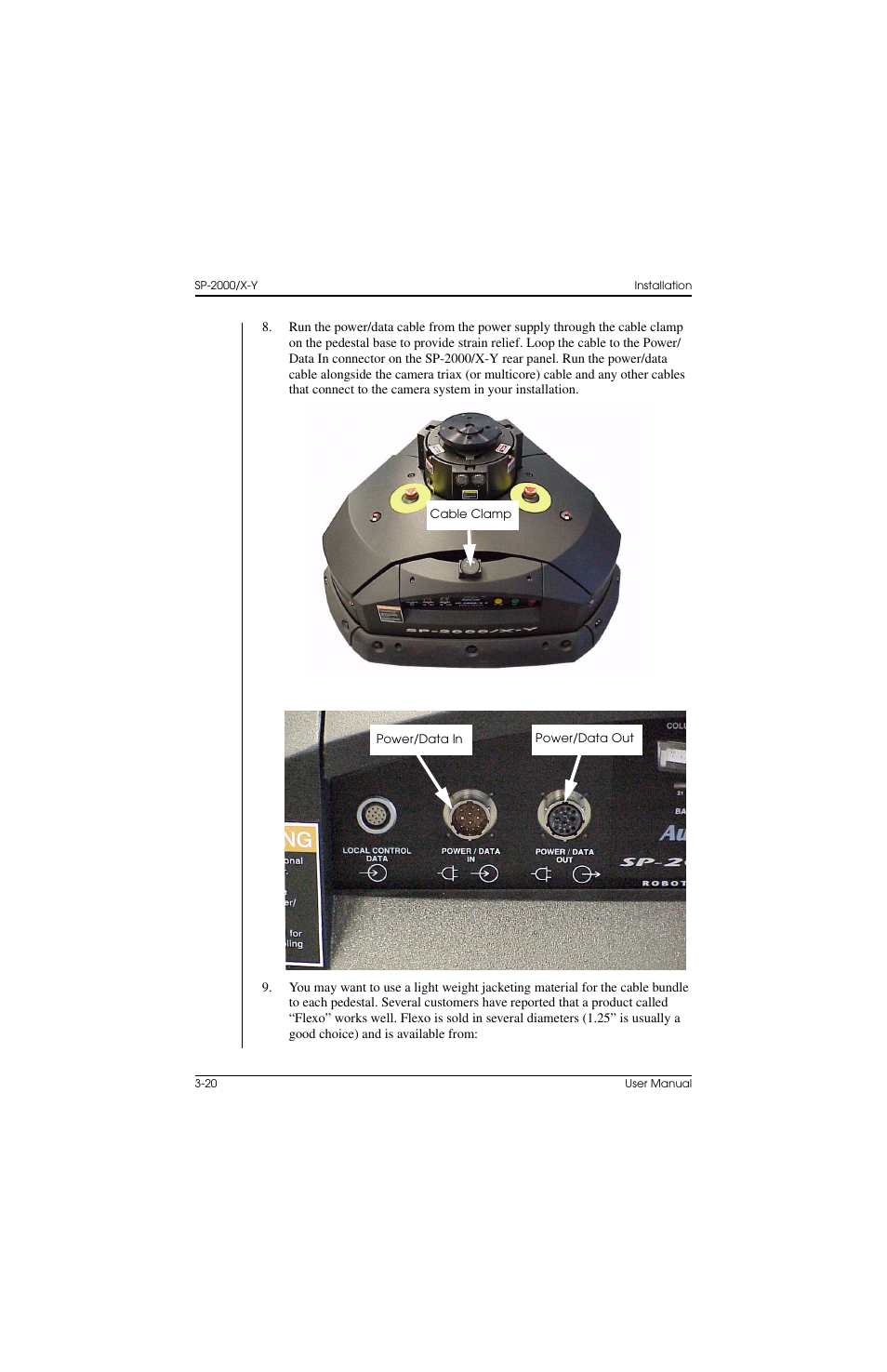 Vinten Radamec SP-2000 Pedestal User Manual | Page 60 / 106