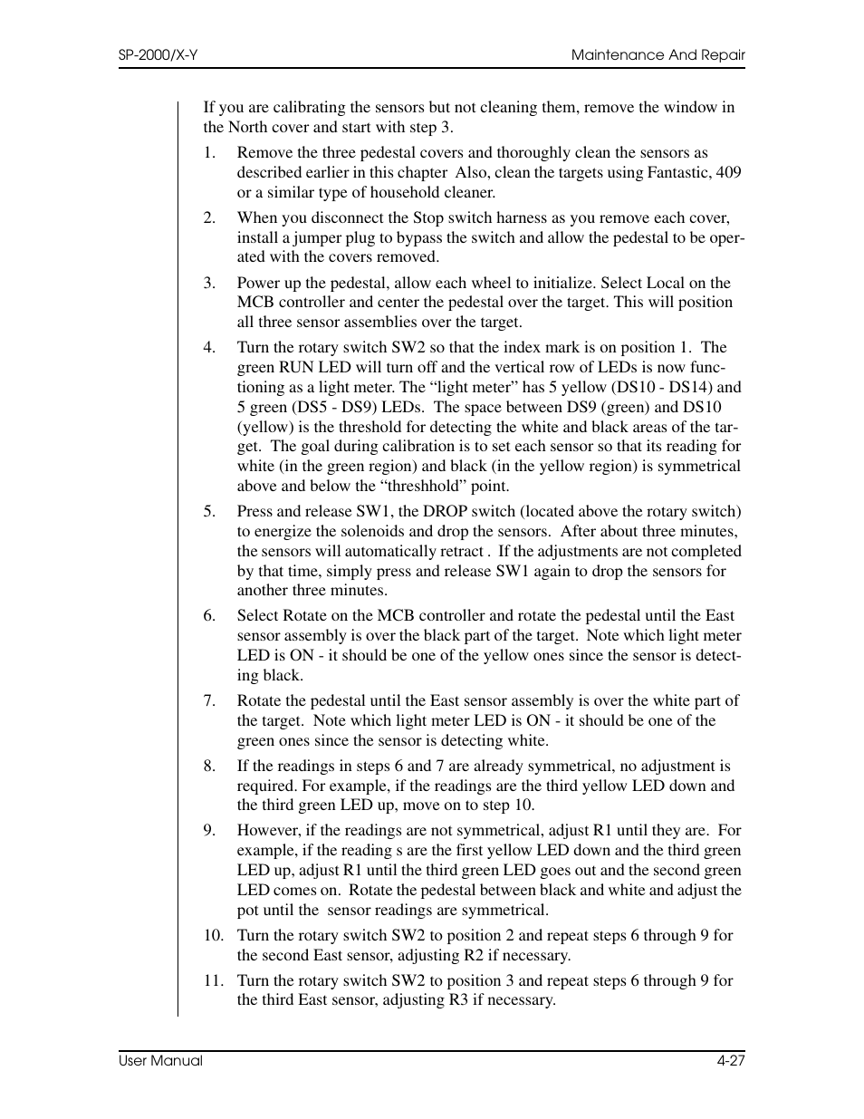 Vinten Radamec SP-2000 Pedestal User Manual | Page 93 / 106