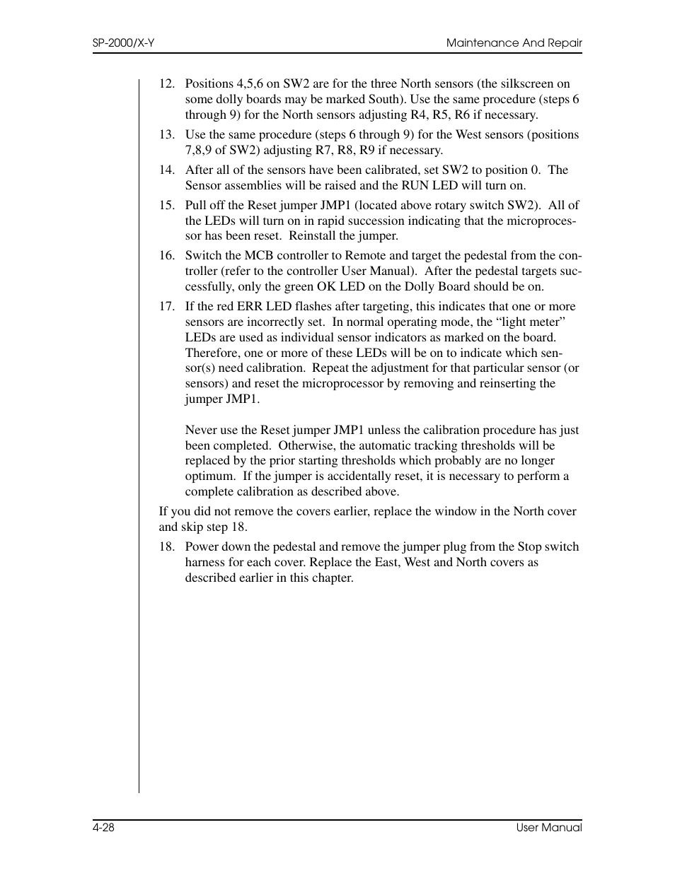 Vinten Radamec SP-2000 Pedestal User Manual | Page 94 / 106