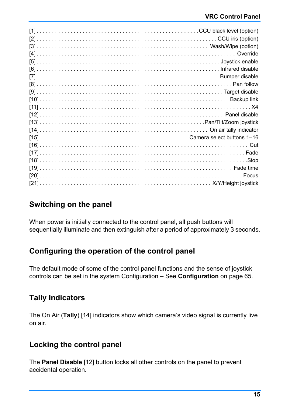 Vinten Radamec Control (VRC) User Manual | Page 16 / 100