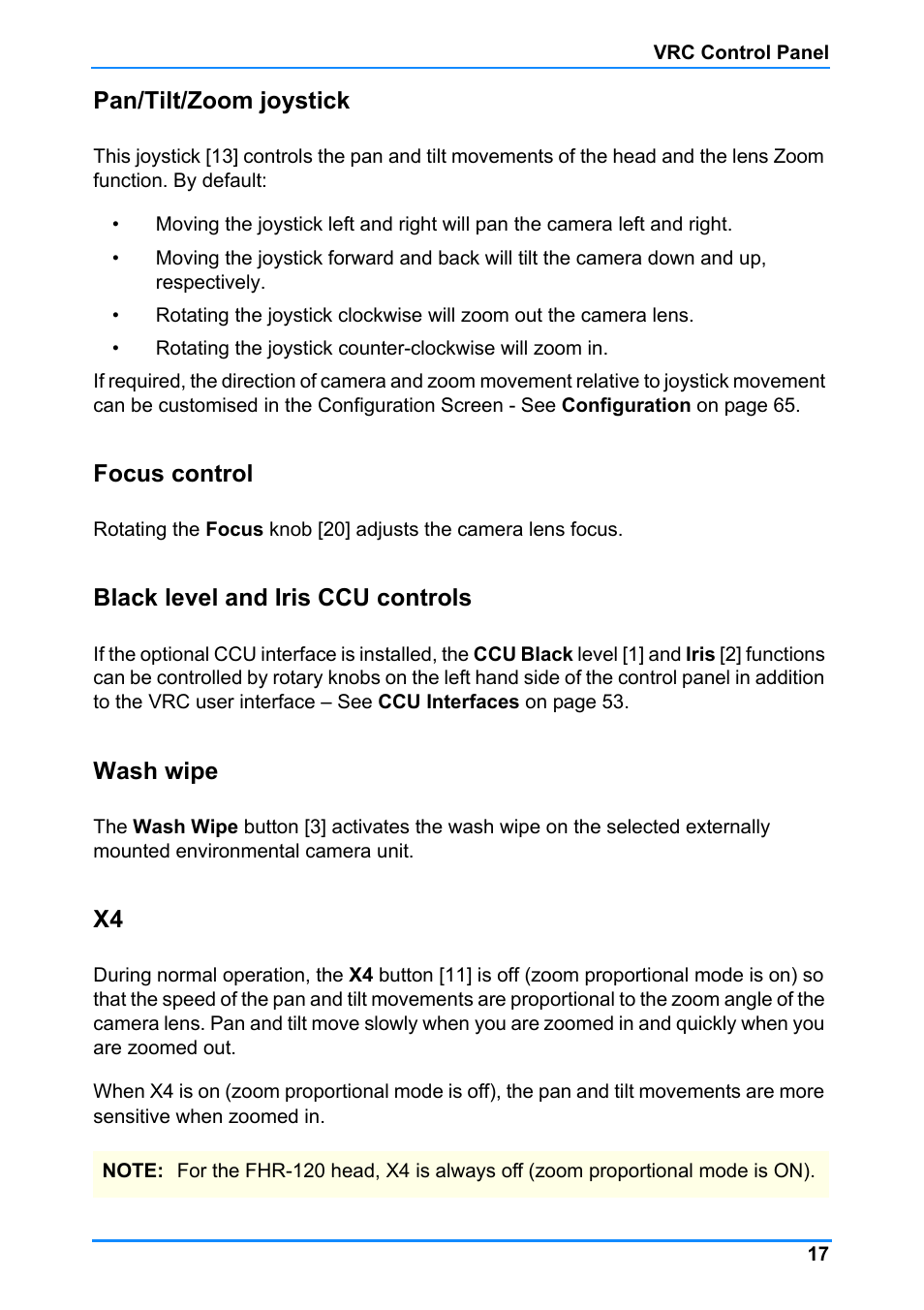 Vinten Radamec Control (VRC) User Manual | Page 18 / 100