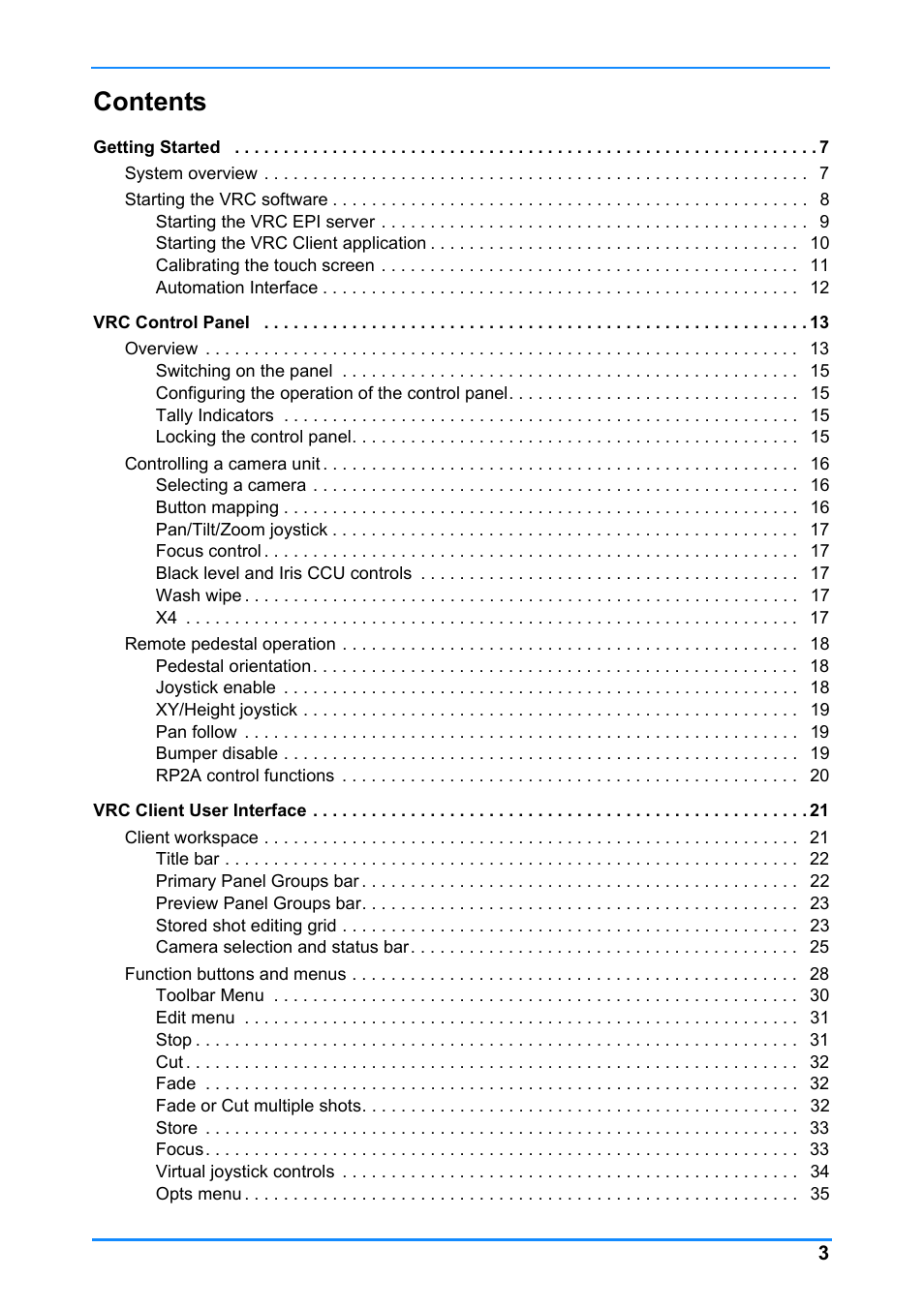 Vinten Radamec Control (VRC) User Manual | Page 4 / 100