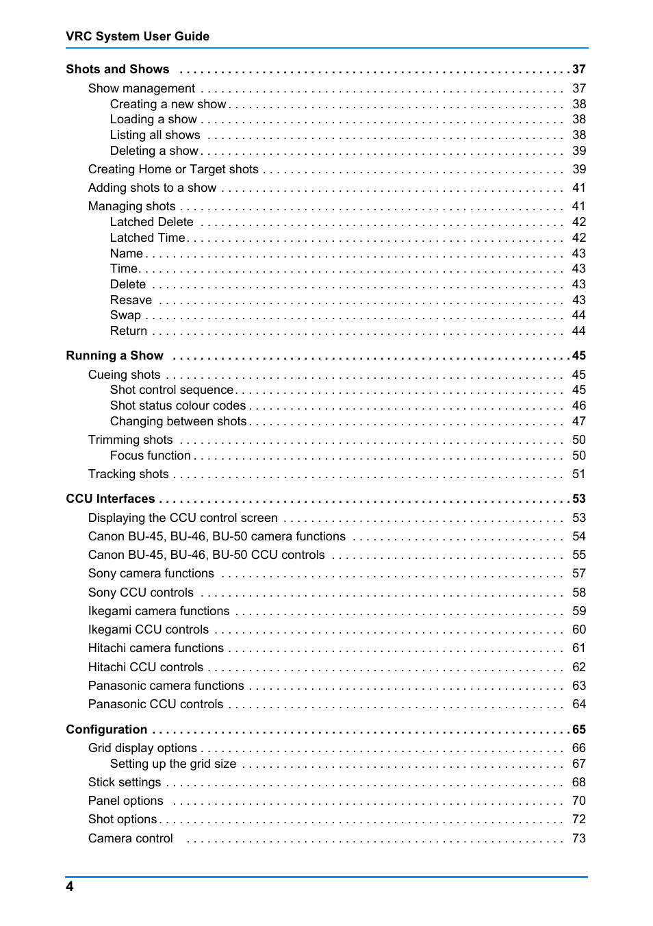 Vinten Radamec Control (VRC) User Manual | Page 5 / 100