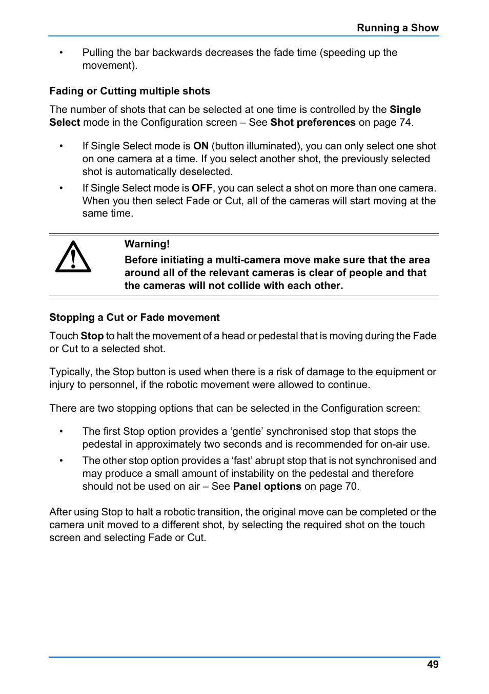 Vinten Radamec Control (VRC) User Manual | Page 50 / 100