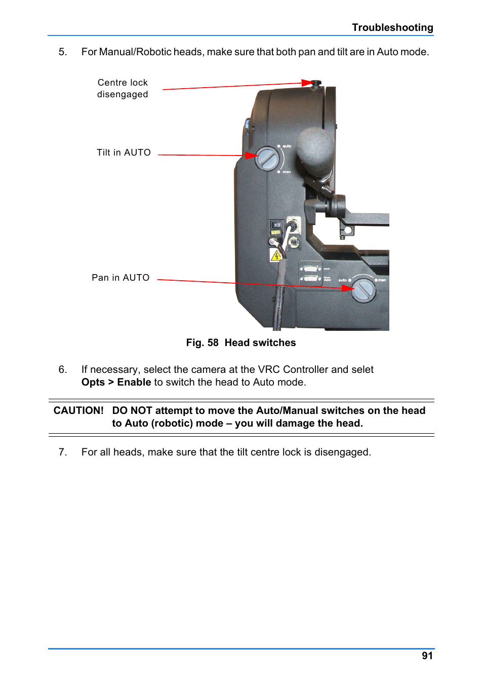 Vinten Radamec Control (VRC) User Manual | Page 92 / 100