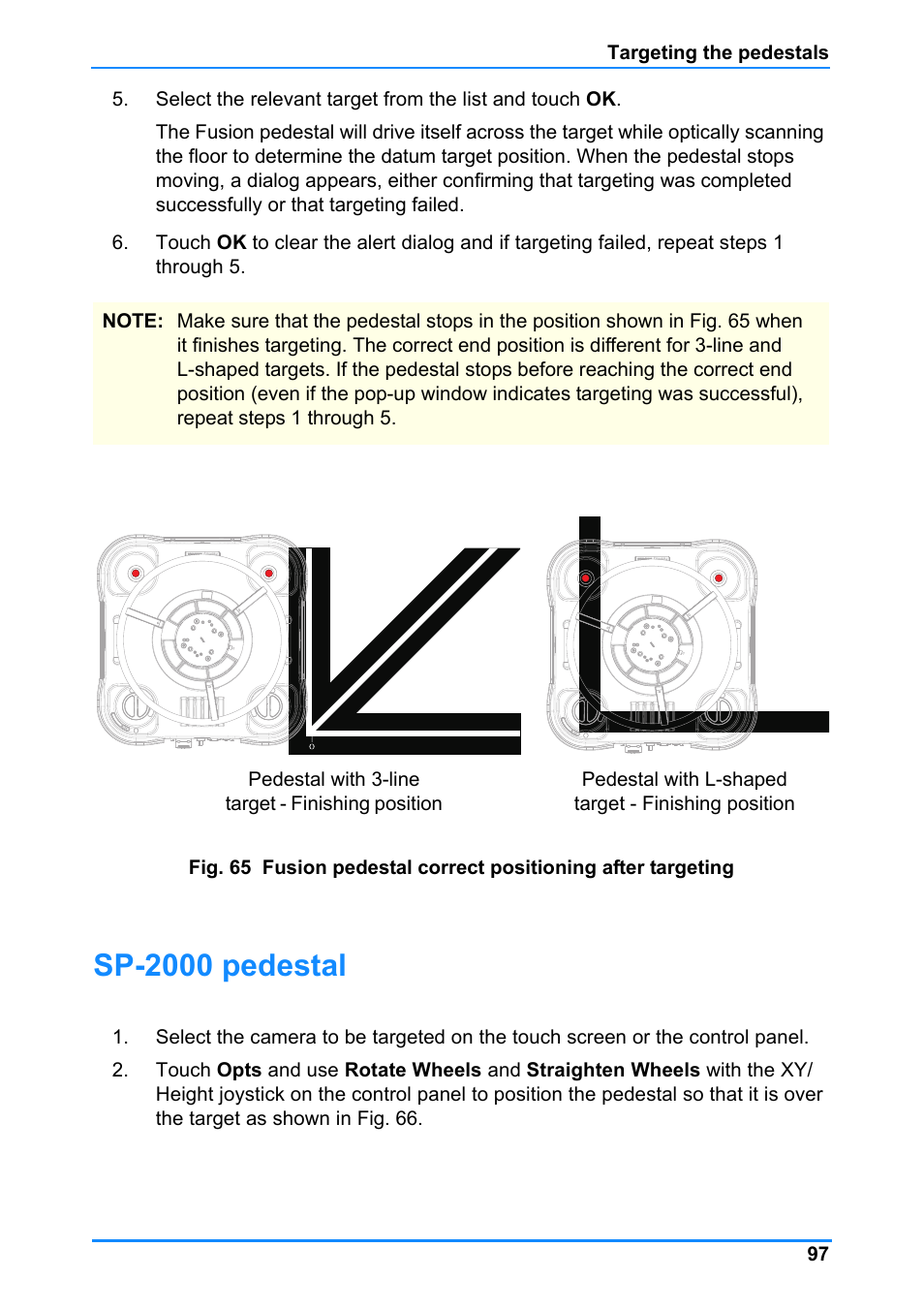 Sp-2000 pedestal | Vinten Radamec Control (VRC) User Manual | Page 98 / 100